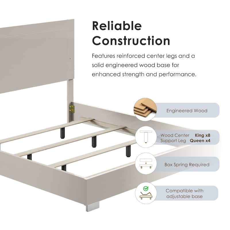 Furniture of America Erina Modern Glossy 6-Piece Panel Bedroom Set