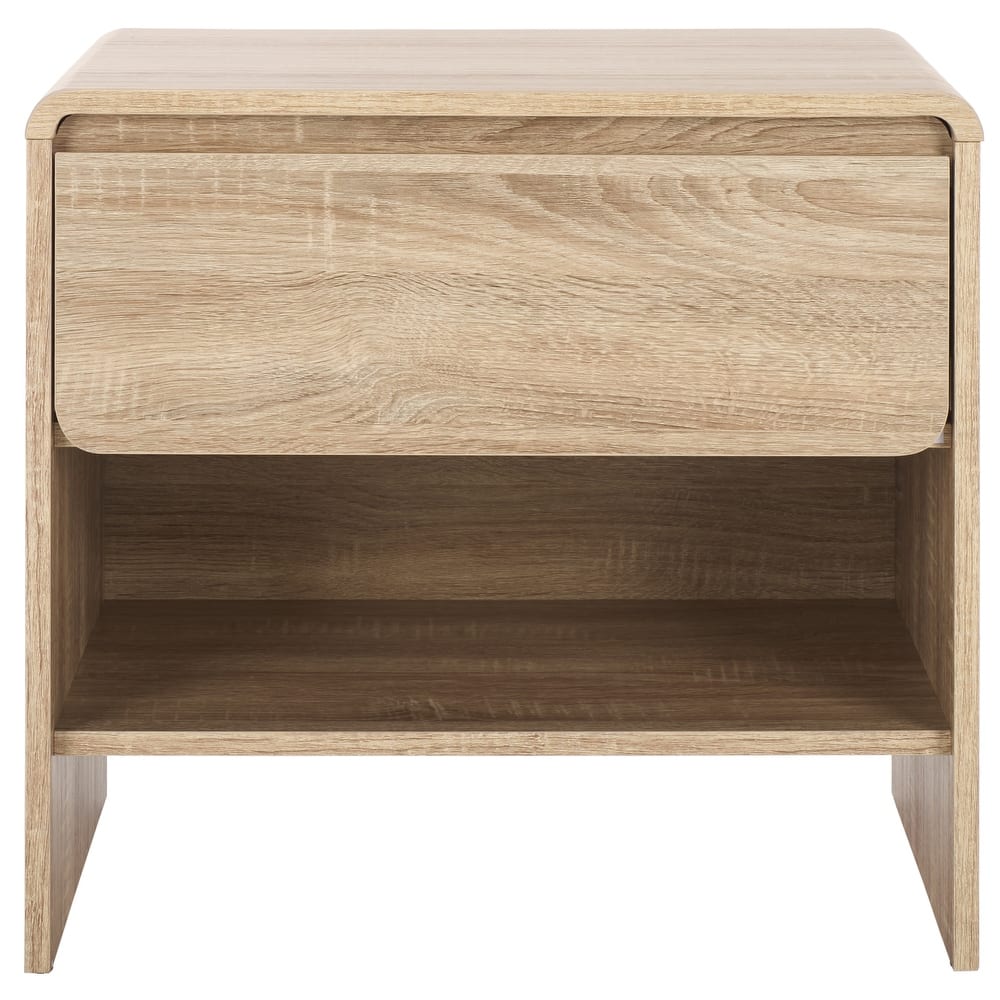 SAFAVIEH Arsenio 1-Drawer 1-Shelf Nightstand Table