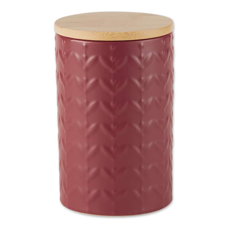 Retro Vine Texture Ceramic Canister (Set of 3)