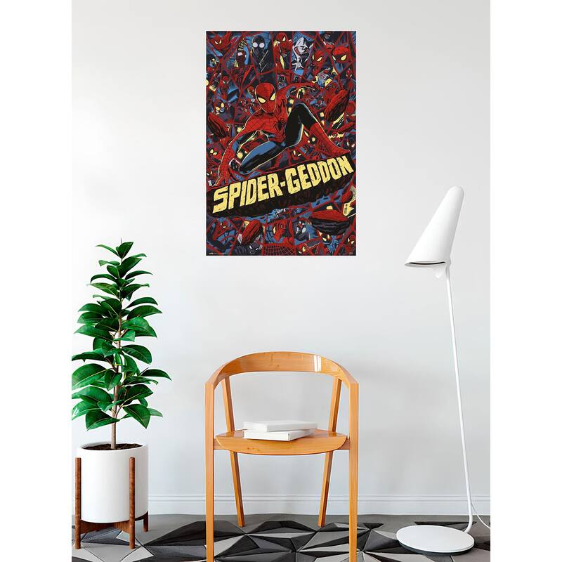 Spiderman - Spider - Geddon Art Poster - 24 x 36 Inch