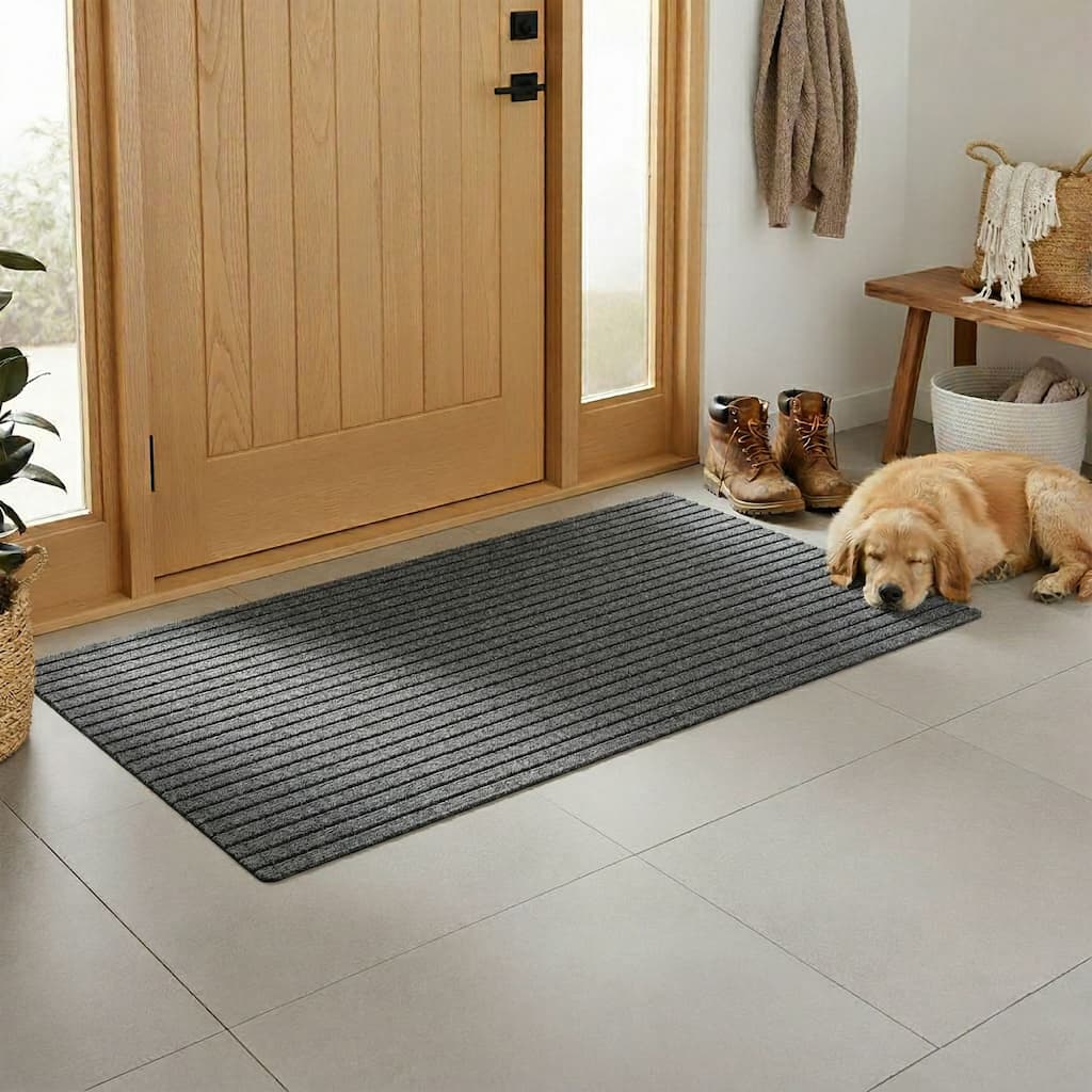 Large Entryway Brushing Doormat 35.5 x 78.75 in - 78.75"L x 35.5"W x 0.2"H