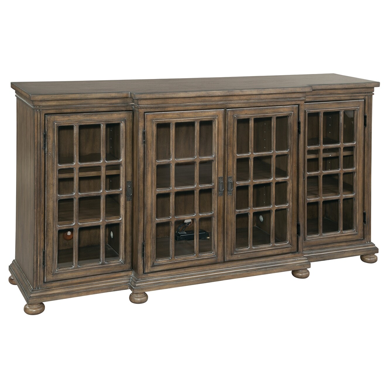 Shop Hekman Furniture Brown 60 Inch Solid Wood Entertainment Credenza Overstock 24228859