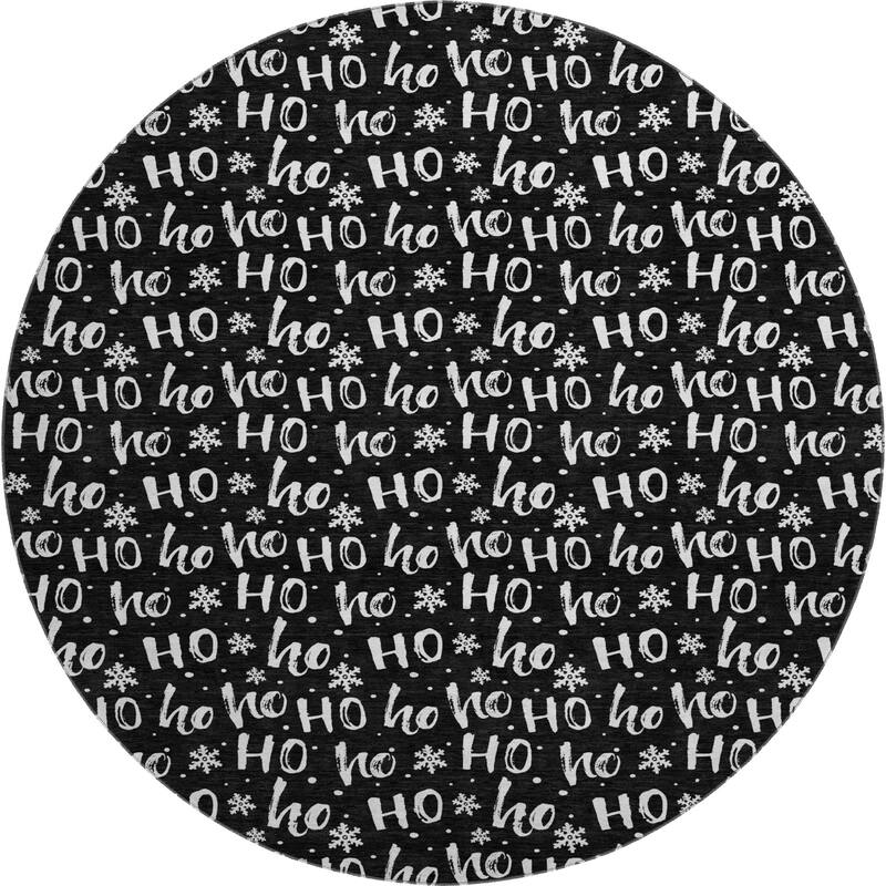 Premium Washable Super Soft Christmas Ho Ho Mayfield Rug