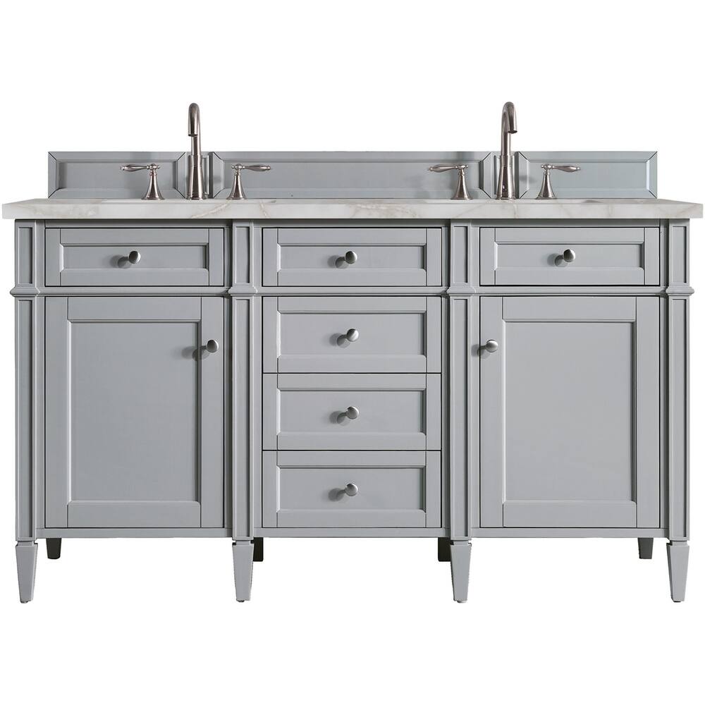 James Martin Vanities 650-V60D-FVSL Brittany 60" Free Standing Double