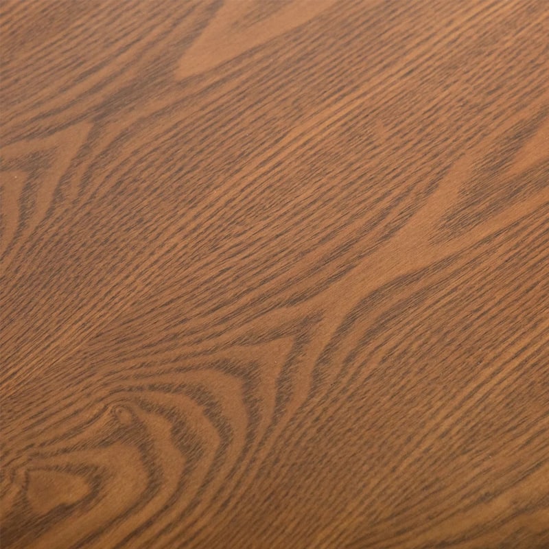 Wooden Bed with Tapered Angled Legs in Walnut