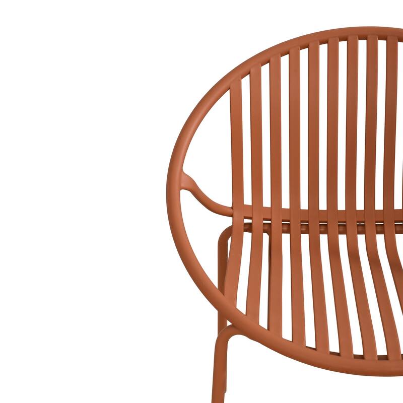 Christopher Knight Home - Emma Patio Outdoor Contemporary Plastic Stackable Dining Chairs