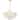 C Cattleya Gold Chandeliers with Ribbed Globe Glass