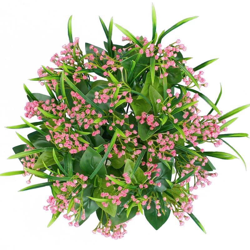 Artificial Baby's Breath Bushes - Set of 2 - 11 x 20 x 11
