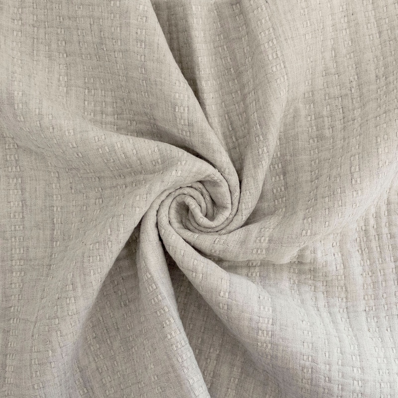 6ix Tailors Payton Natural Grommet Top Drapery Panels Set of 2