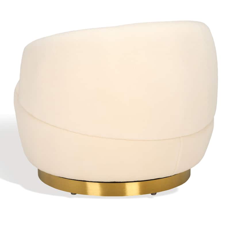 SAFAVIEH Couture Hatsue Swivel Chair - 33Wx35Dx28H