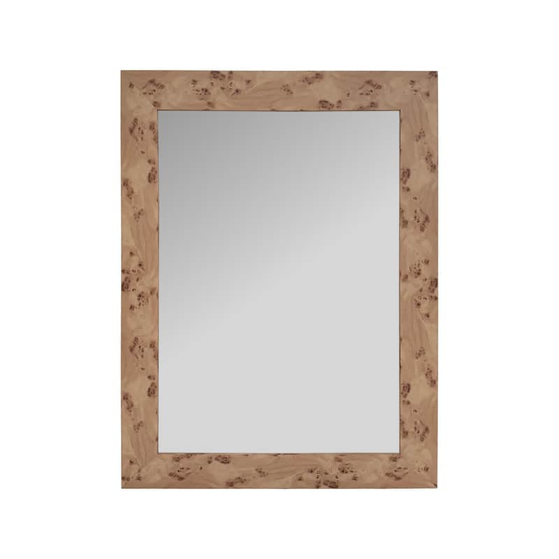 Burled Vanity Mirror - 40H x 30W x 1D