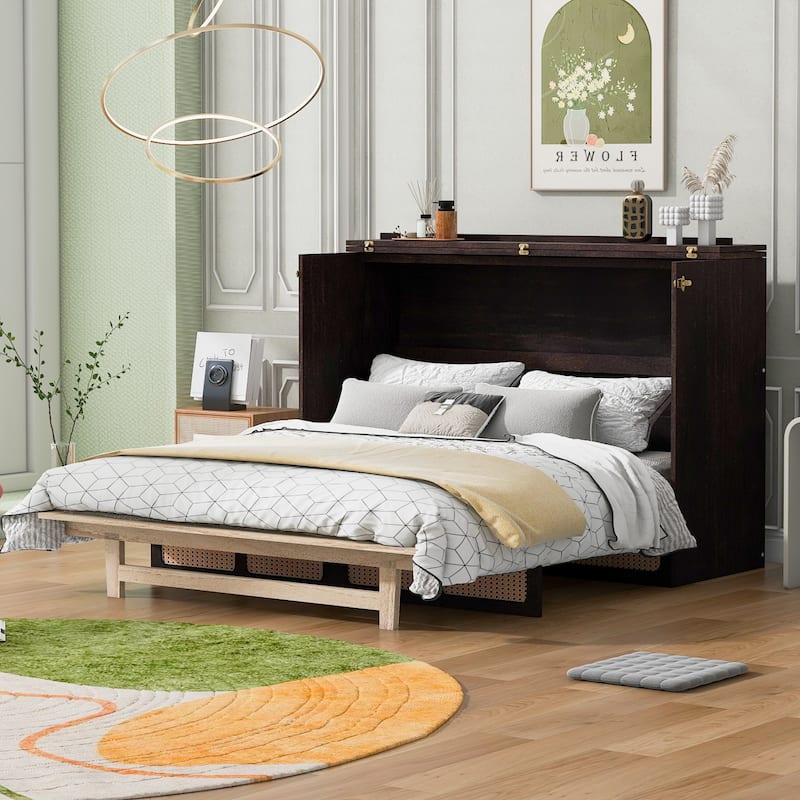 Modern Murphy Bed with Large Drawers