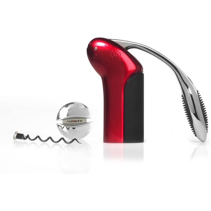 Rabbit Vertical Wine Bottle Open with Aerator Red