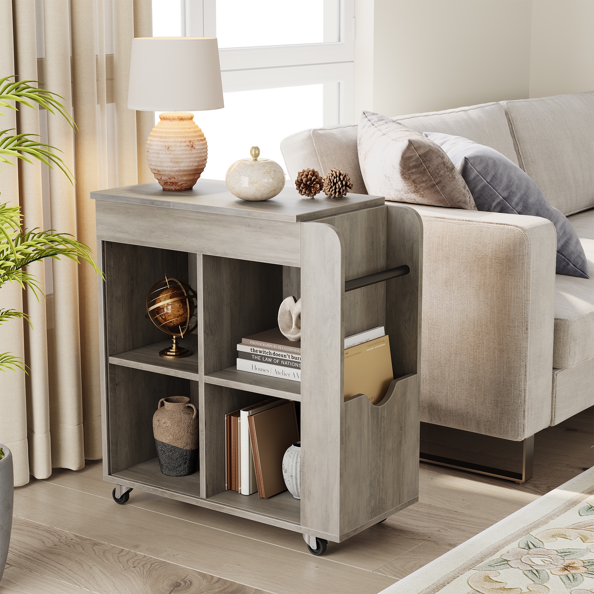 27 tall side shop table