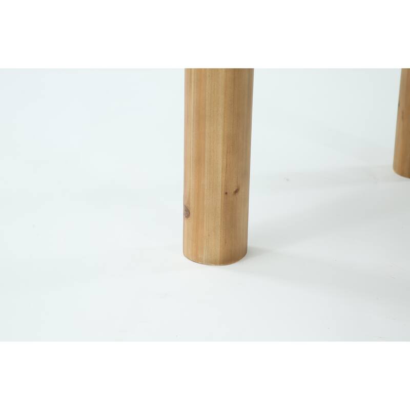 62.99 Inch Solid Wood Home Office Desk