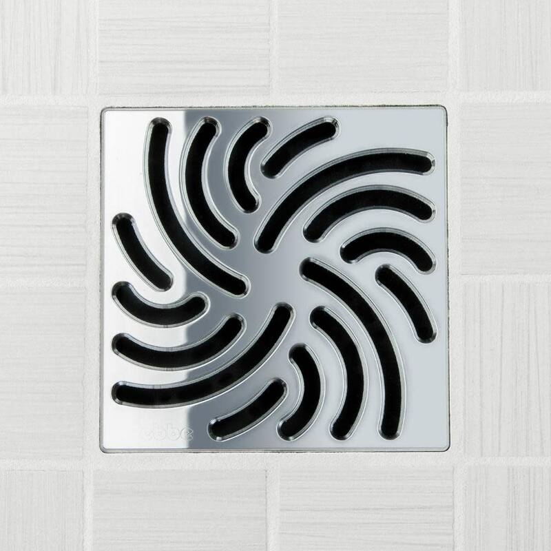 Ebbe America E4806-PC TWISTER - Polished Chrome - Unique Drain Cover