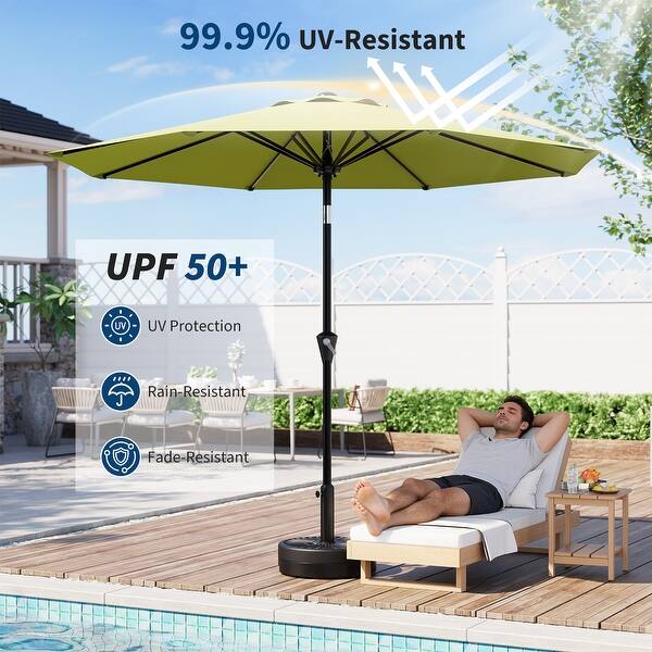 allen roth aegean blue patio umbrella Allen Roth Outdoor Patio Umbrella