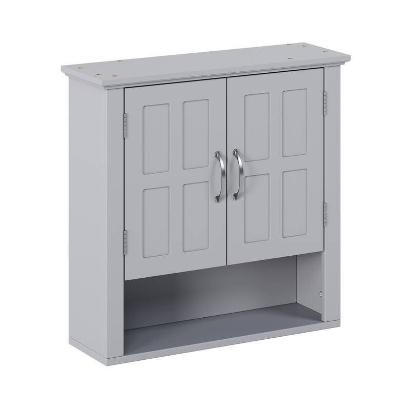 Bathroom Wall Storage Cabinet, Multi -functional Wall Mounted Cabinet with Adjustable Shelves, Medicine Cabinet