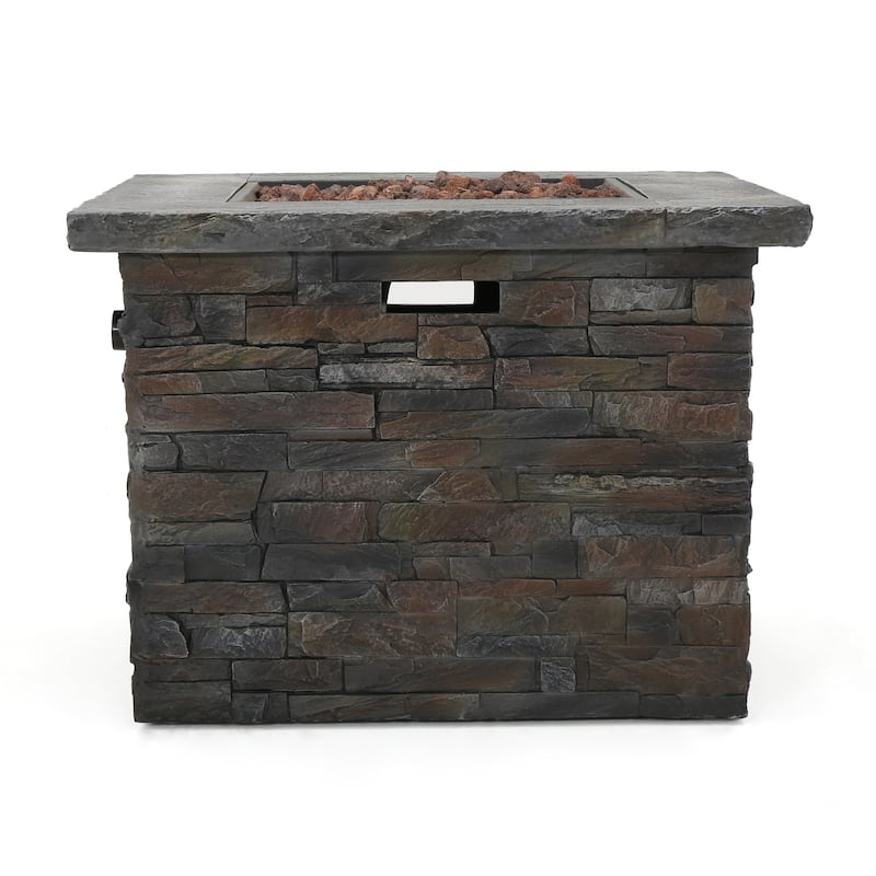 Blaeberry Outdoor Stone Fire Pit by Christopher Knight Home