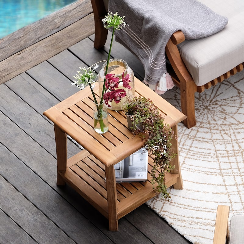 Cambridge Casual Chara 5-piece Teak Patio Conversation Set