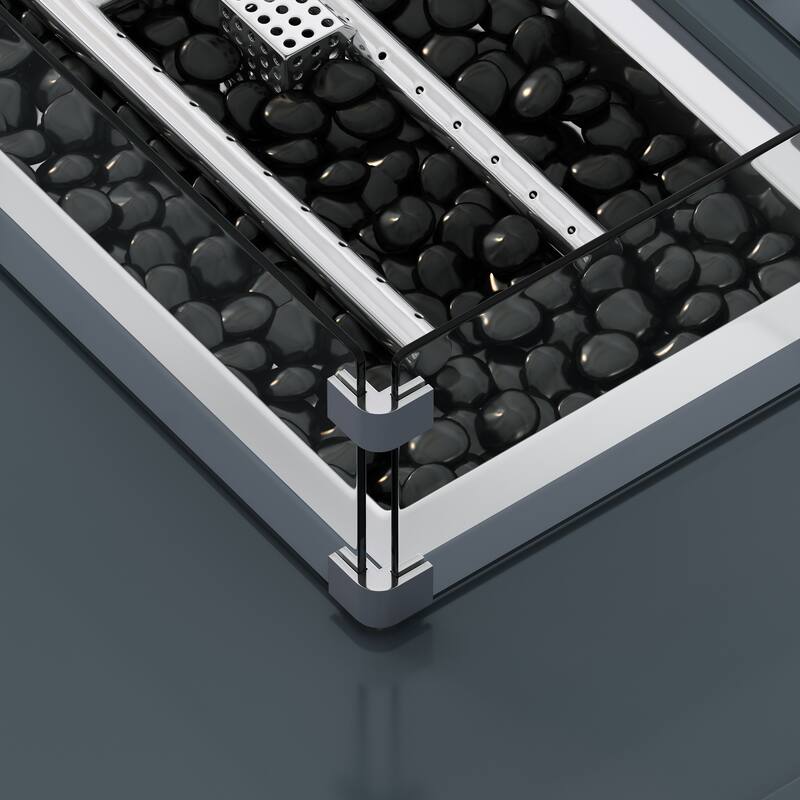 Rectangular Fire Pit Table