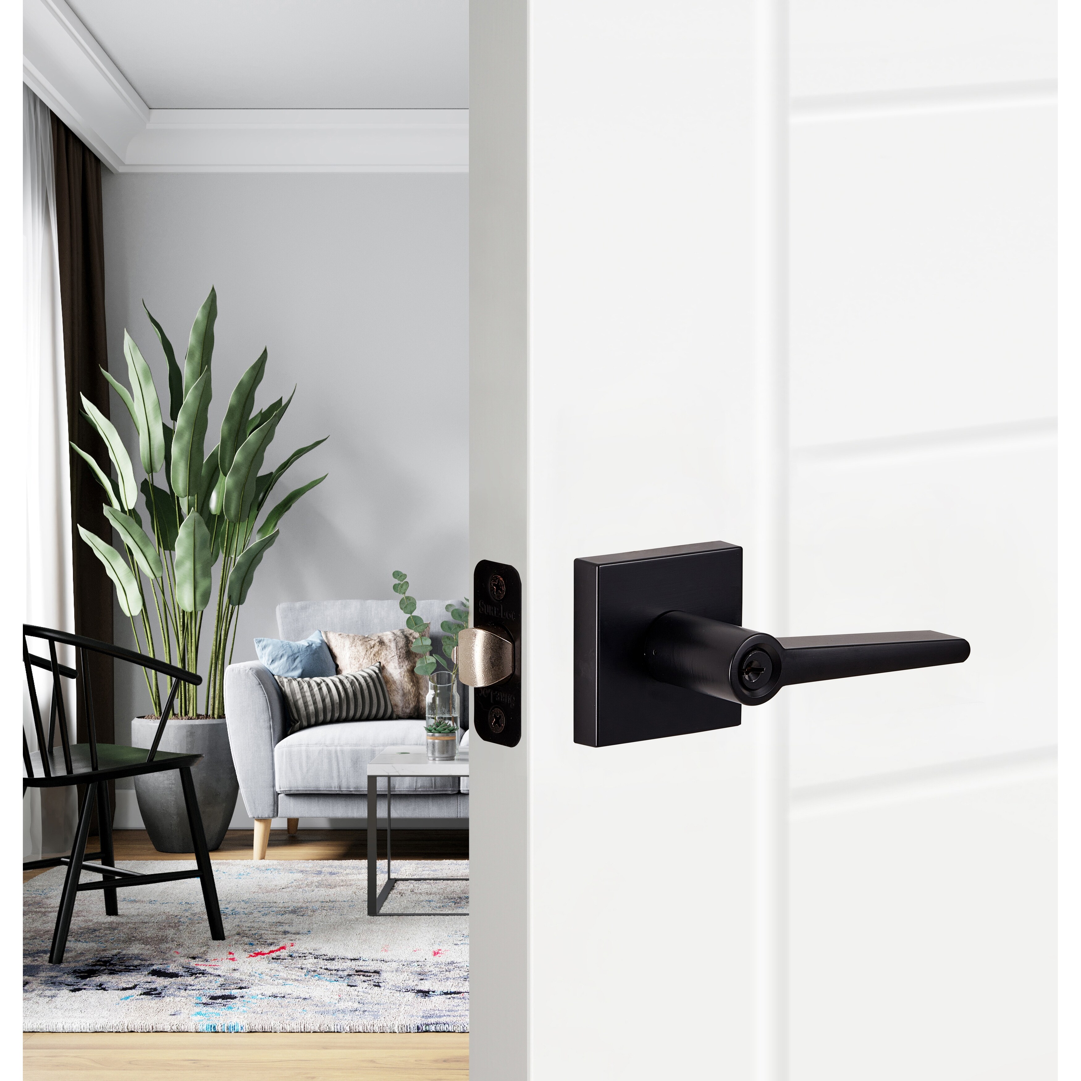 Basel-Square Lever - Overstock - 14491048