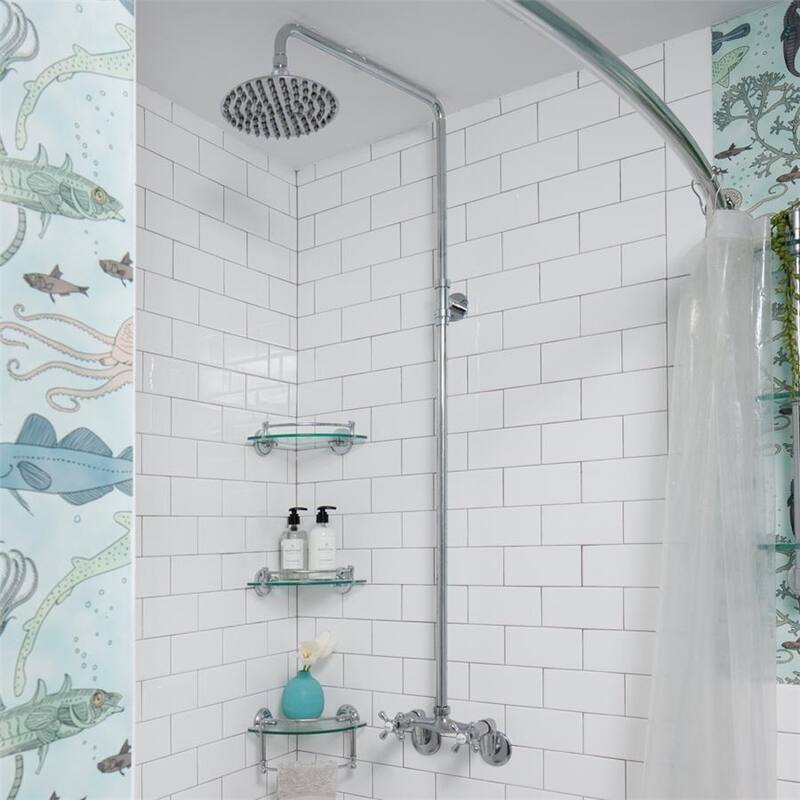 Merola Tile Crown Heights Glossy White 3" x 6" Ceramic Wall Tile