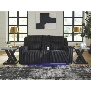 Signature Design by Ashley TwinBrooke Power Reclining Loveseat with Console - 78"W x 44"D x 42"H