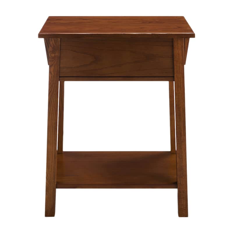 Leick Home 214411 Mission End Table with Drawer