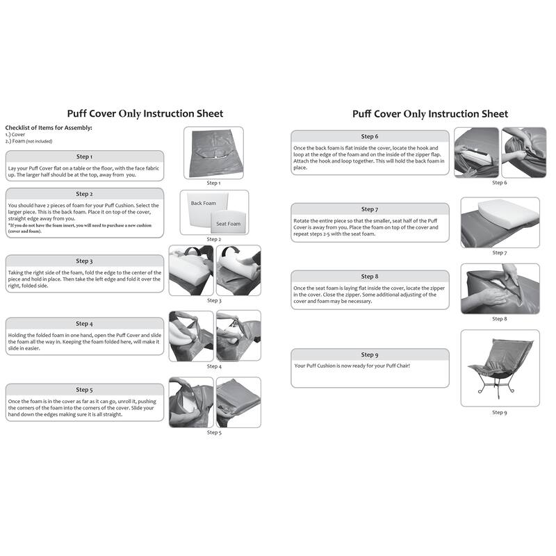 Allan Andrews Scroll Puff Rocker with Titanium Frame, Barbet Collection