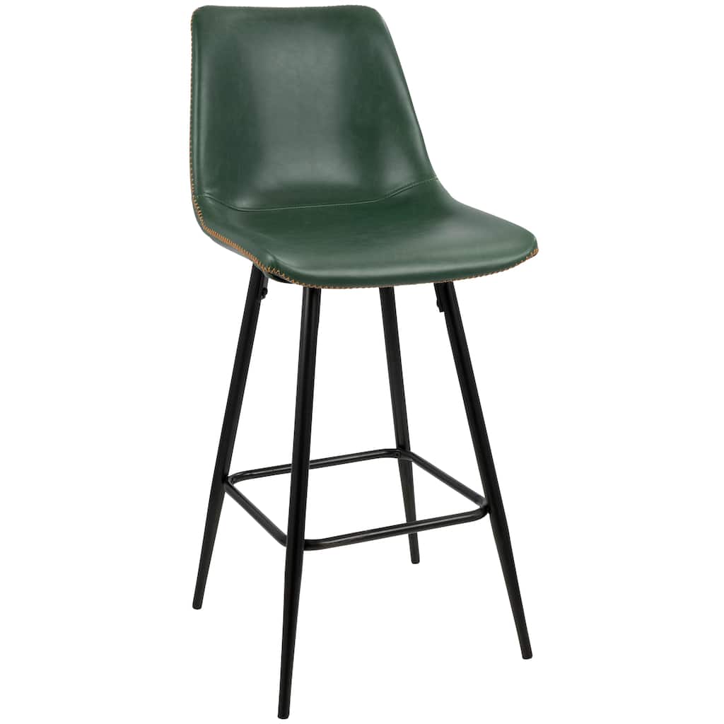 Carson Carrington Vadaby 26-inch Vintage Faux Leather Counter Stool (Set of 2)