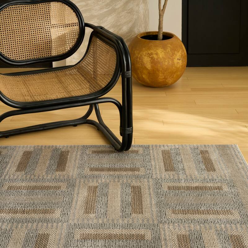 Nourison Nordic Indoor only Abstract Area Rug