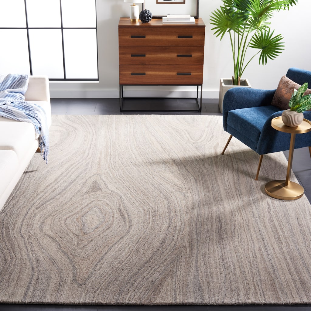 SAFAVIEH Handmade Abstract Abhilasha Modern Wool Rug