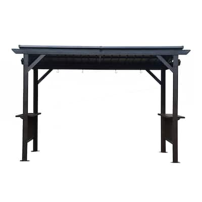 6.5x12FT Hardtop Grill Gazebo