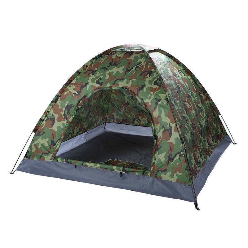 3-4 Person Camping Dome Tent Camouflage - 3-4 Person