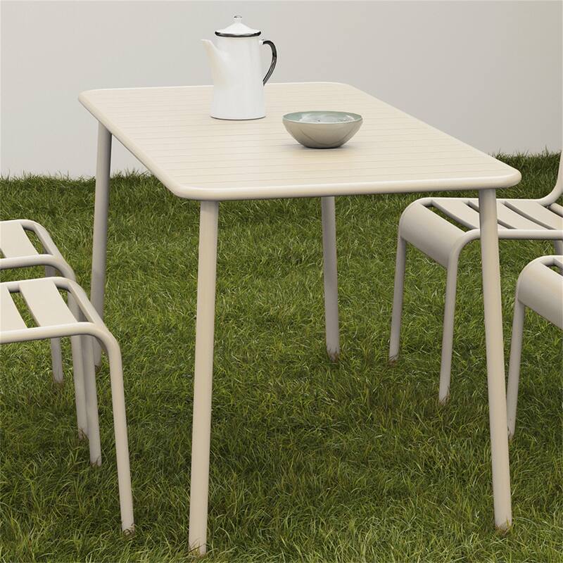 Sella Outdoor Dining Long Table Villa Courtyard Balcony Table