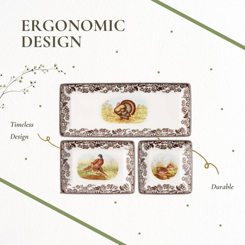 Spode Woodland 3 Piece Traditional Nesting Trays