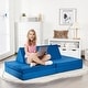preview thumbnail 3 of 21, Costway 4-Piece Convertible Kids Couch or 2 Chairs Toddler to Teen - 66'' x 33'' x 21''