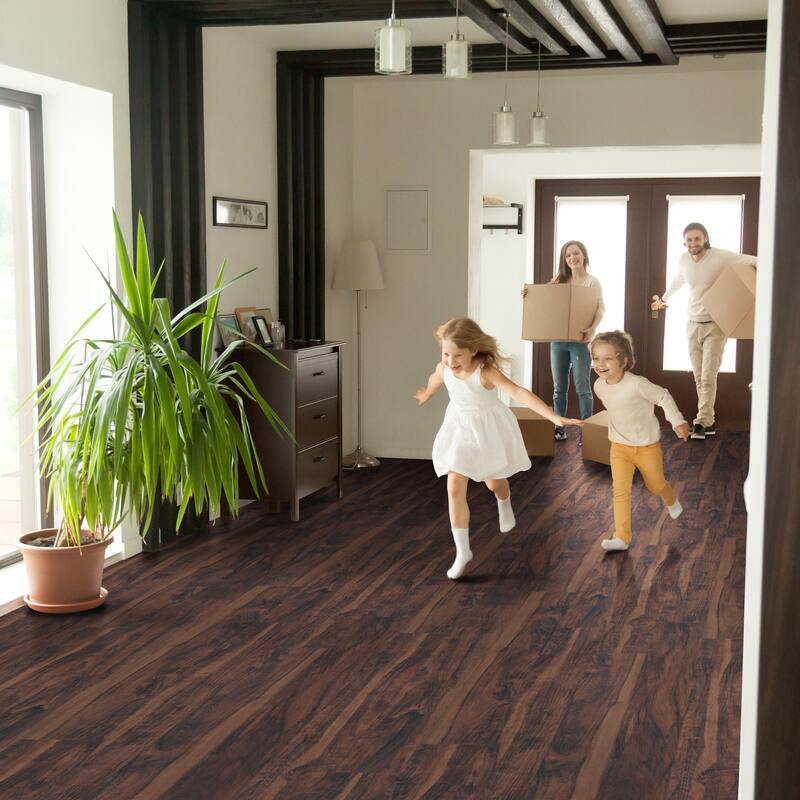 Ackland AKVGL7X48-2520-PL Brushwood 7" x 48" Smooth Vinyl Flooring