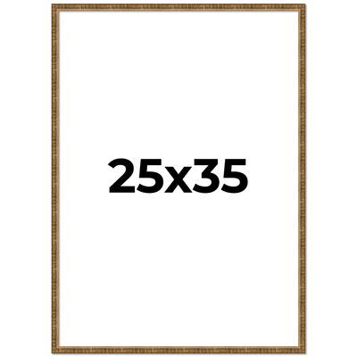 25x35 Frame Gold Picture Frame - Complete Modern Photo Frame Includes
