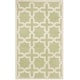 preview thumbnail 87 of 183, SAFAVIEH Handmade Cambridge Trudie Geometric Wool Rug 3' x 5' - Light Green/Ivory - Rectangle