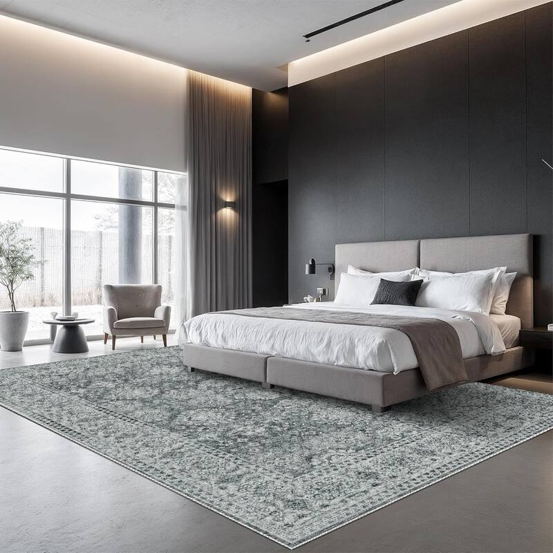 Bohemian Faux Cashmere Rug