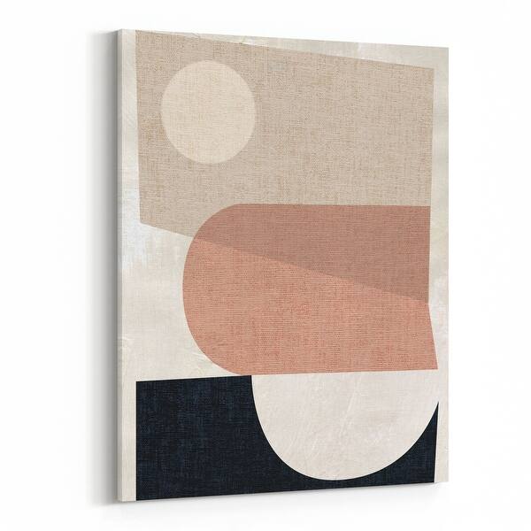 Shop Abstract Mid Century Modern Modern Canvas Wall Art Print