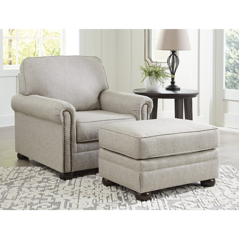 Signature Design by Ashley Gaelon Beige 2-Piece Upholstery Package - 38" W x 41" D x 39" H