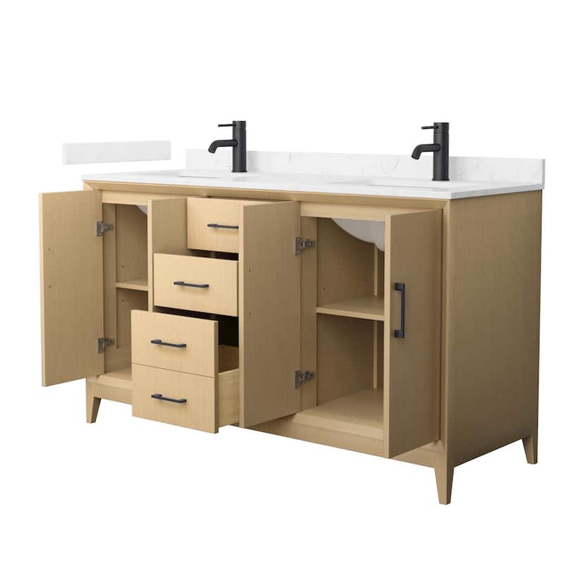 Wyndham Collection WCH7575-60D-VCA-MXX Janna 60" Free Standing Double