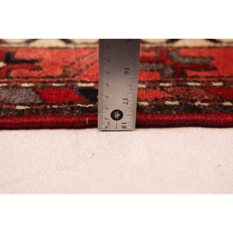 ECARPETGALLERY Hand-knotted Andelz Red Wool Rug - 3'7 x 6'6