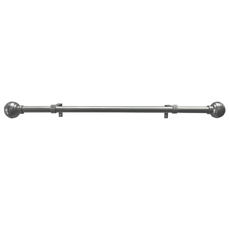Buono II Hayden Gunmetal Decorative Rod & Finial 28-160 Inch