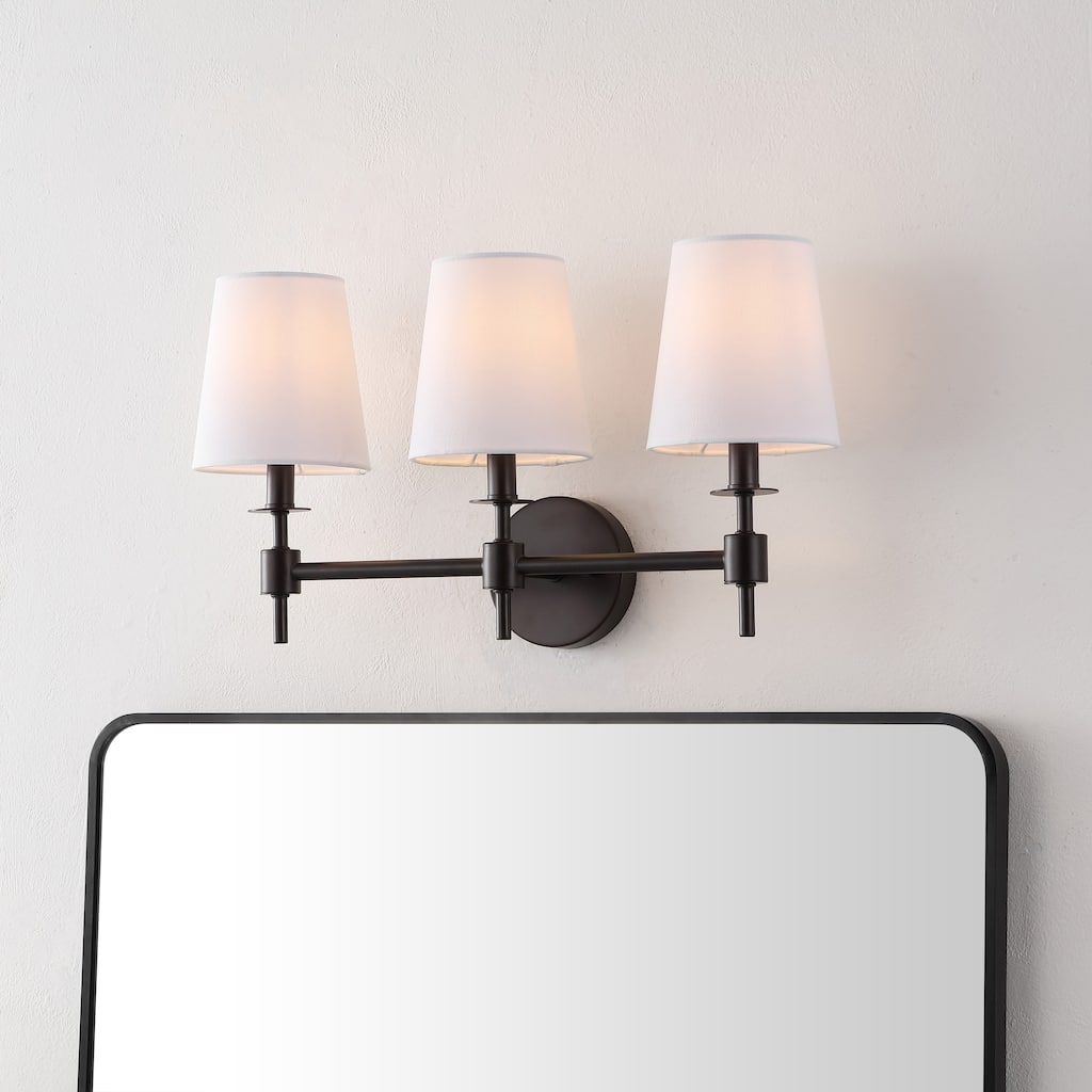 SAFAVIEH Lighting Youko 21-inch Modern & Contemporary Wall Sconce (3-Bulb) - 7Wx21Dx11H