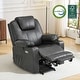 preview thumbnail 22 of 77, MCombo Electric Power Lift Recliner Chair Sofa with Massage and Heat, 3 Positions, USB Ports, Faux Leather Grey