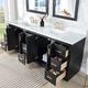 preview thumbnail 115 of 196, Altair Gazsi Bathroom Vanity with Composite Stone Countertop without Mirror